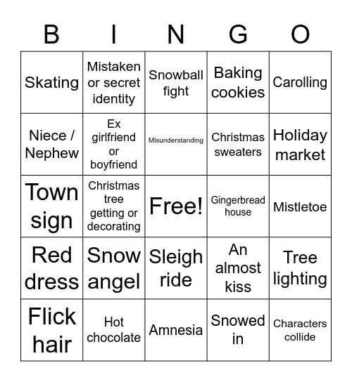 Christmas BINGO Card