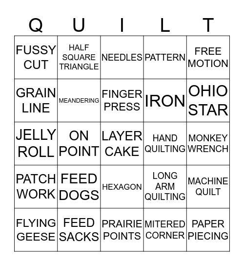 HEADING TO MISSOURI Bingo Card