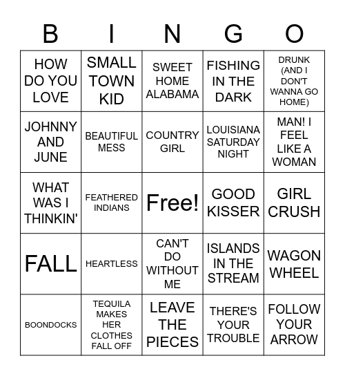 JAKE JAM ROUND 2 Bingo Card