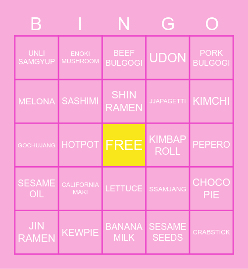 TRAINING 2022 Bingo Card