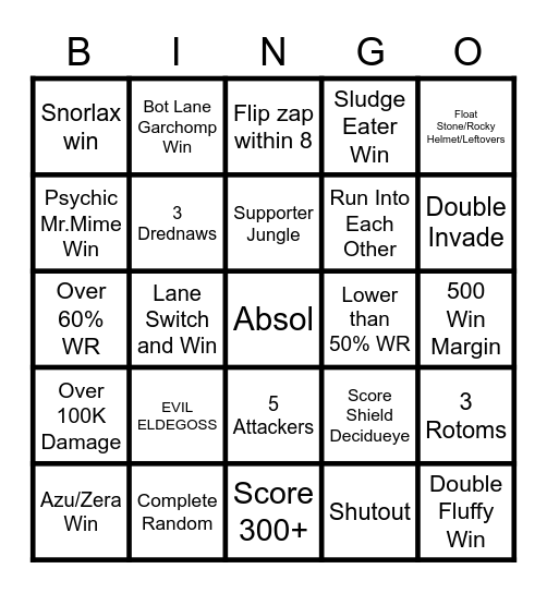 UNITE BINGO Card