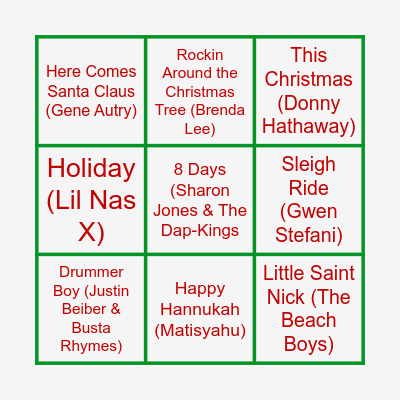 Jingle Bingo with Pinterest Bingo Card