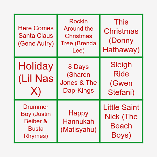 Jingle Bingo with Pinterest Bingo Card