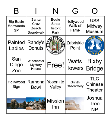 Fun Games Bingo Card