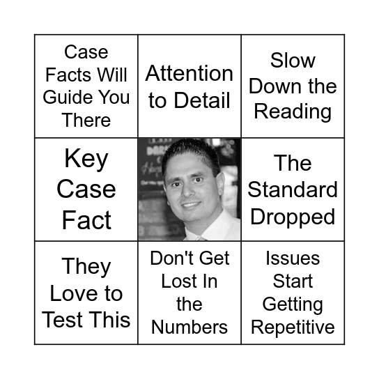 RSM 7201 BINGO Card