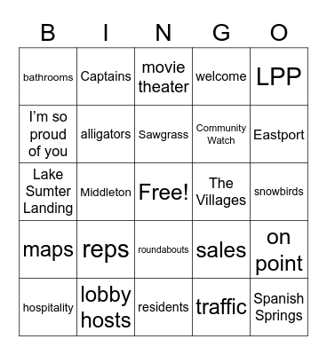 Bullshit Bingo Card