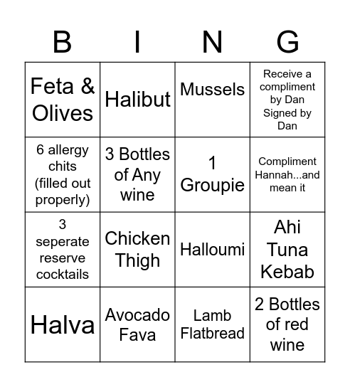 Aba Monday 7.18.22 Bingo Card