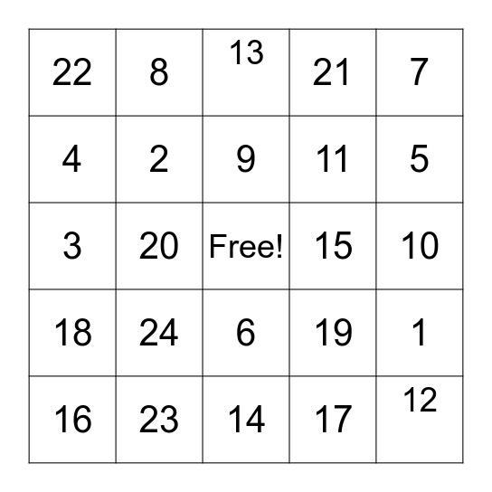 Get to Know One Another :) Bingo Card