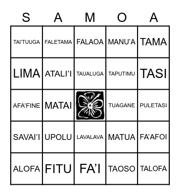 SATARAKA FAMILY REUNION Bingo Card