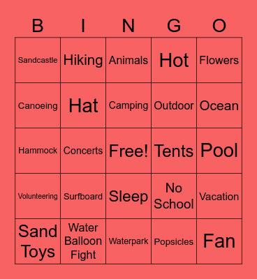 LH❤️ Bingo Card