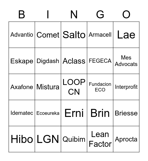 Mail Bingo Card