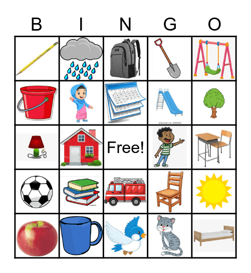 Picture BINGO Card