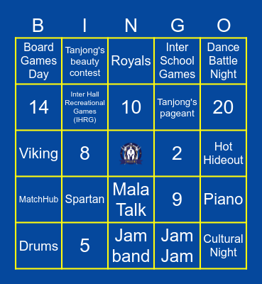 🎲 ♟🏀  TANJONG RWN 🎱🎸🤸🏾‍♂️ Bingo Card