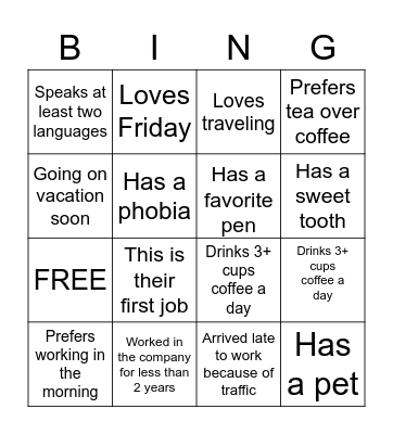 Component Lab BING Bingo Card