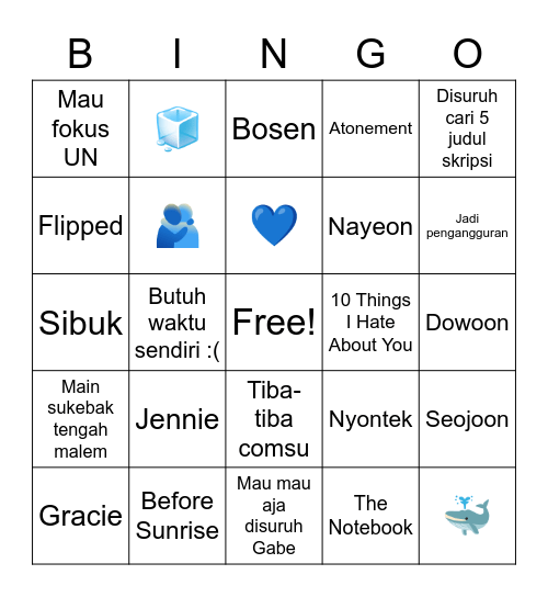 Mmm apayah Bingo Card