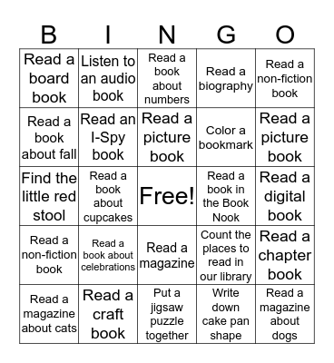 Centennial Bingo Card