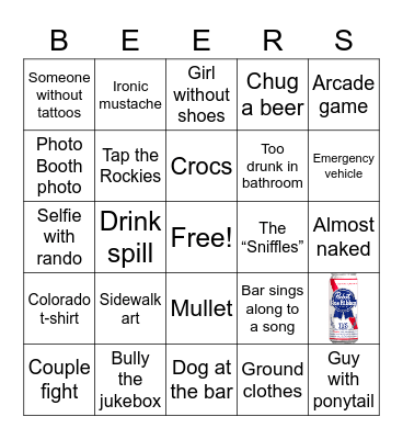 Broadway Bingo Card
