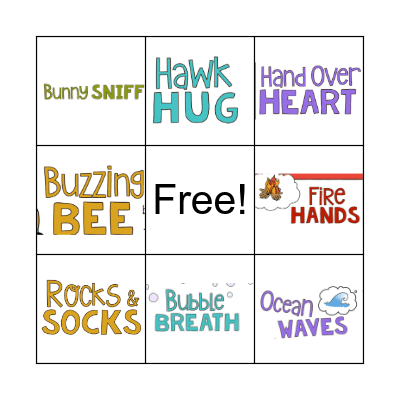 Power of Breath Bingo Card