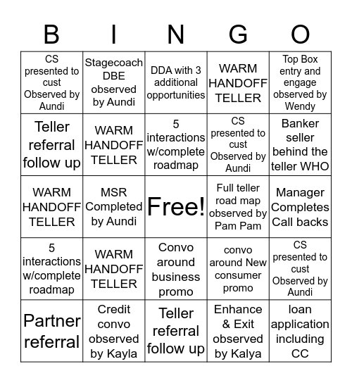 Red Cliffs October Rally Day Bingo Card