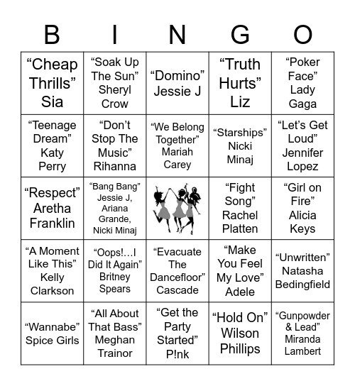 G.N.O. Bingo Card