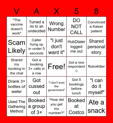 Street Level Strategy Bingo Card