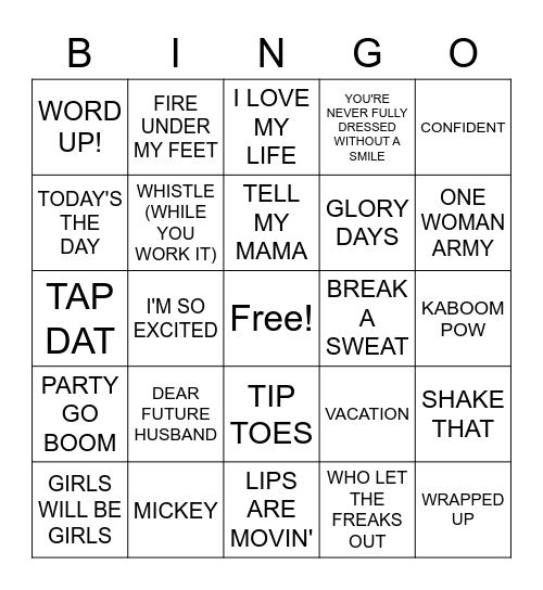 BEEFS MISC 2 Bingo Card
