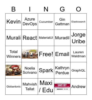 Photon Lotto Bingo Card