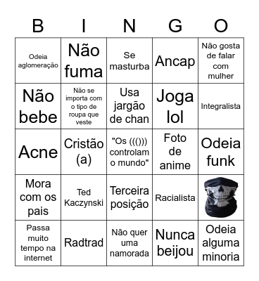 ESQUISITÔMETRO Bingo Card