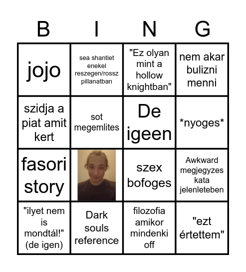 robi bingo Card