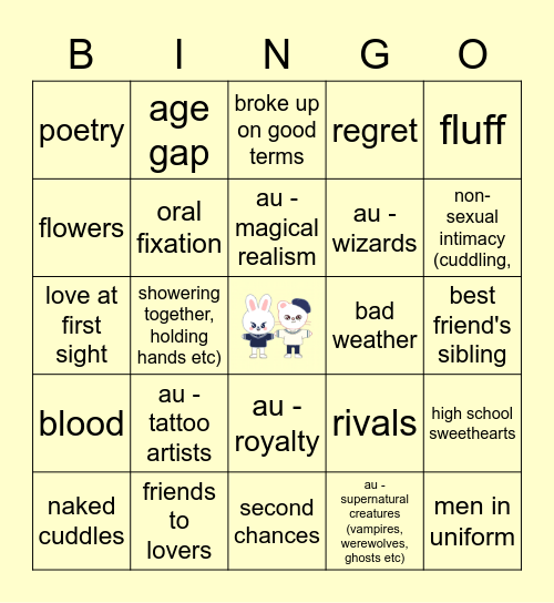 HYUNHO Bingo Card