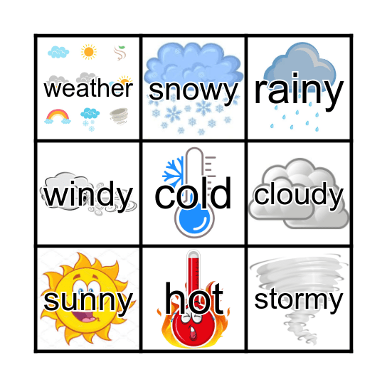Star 1-4 lesson 1 Bingo Card