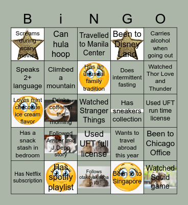 Software Quality Assurance Bingo Card
