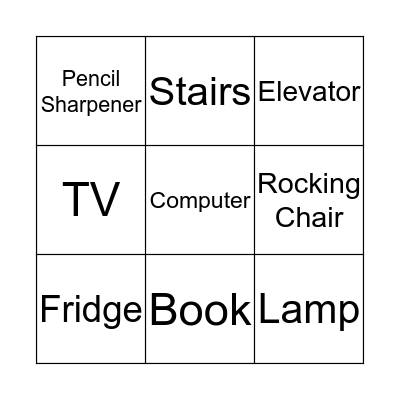 Electricity Bingo Card