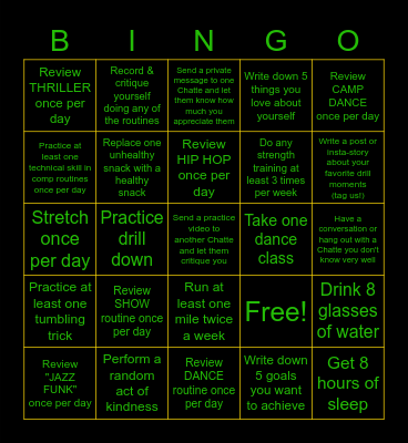 Moratorium Bingo! Bingo Card