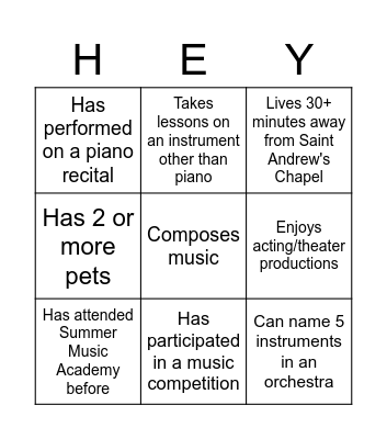 Get-to-Know-You Bingo Card