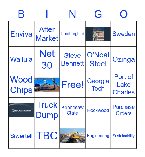 Bruks BINGO Card