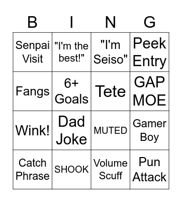 HoloTempus Debuts Bingo Card