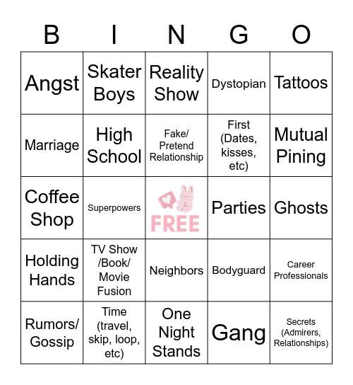 SOOBFEST Bingo Card