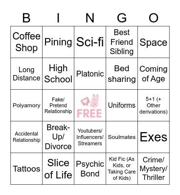 SOOBFEST Bingo Card