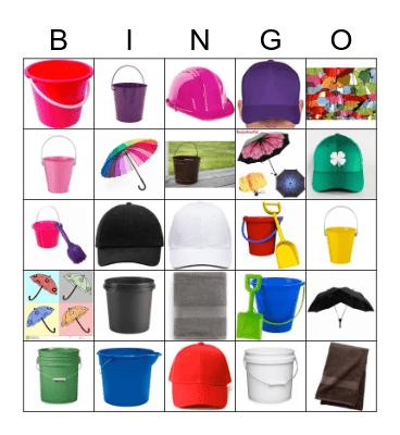 Kids level 2 - Find It Bingo Card