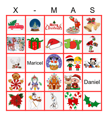 Cost and Manufacturing Christmas Bingo Card