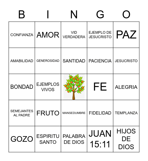 BINGO PRODUCTIVO Bingo Card
