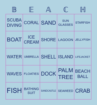 ‼︎𝔹𝕀ℕ𝔾𝕆‼︎ Bingo Card