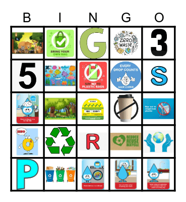 Go Green Bingo Card