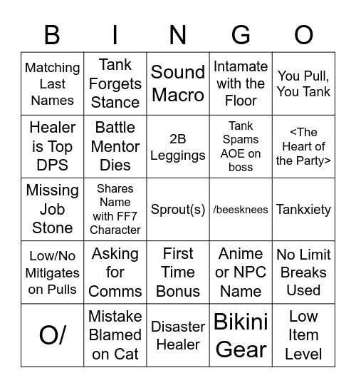 Roulletes Bingo Card