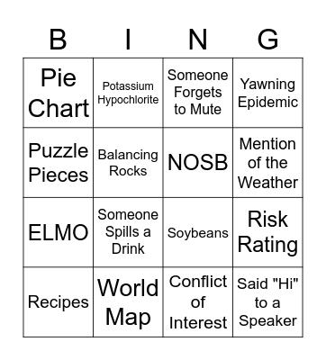 Annual Auditor and Team Training Bingo Card