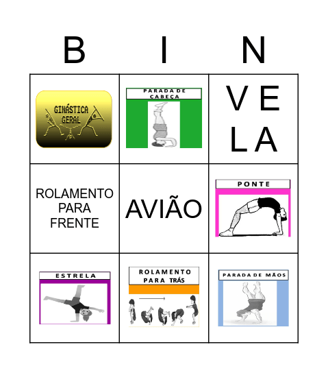 G I N Á S T I C A   G E R A L Bingo Card