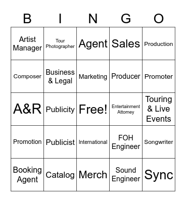 Gen Admission's Bingo! Bingo Card
