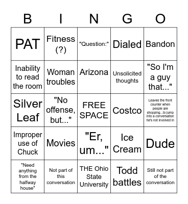 Del Bingo Card