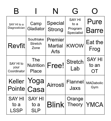 SPED Strong 2022 - 2023 Bingo Card